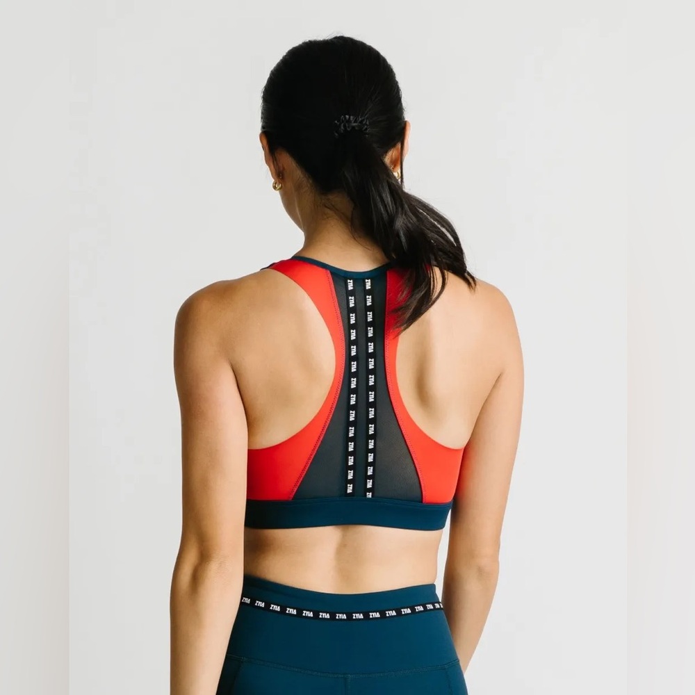 ZYIA Scarlet on Navy Game Day Light n Tight Bra - Picture 5 of 5